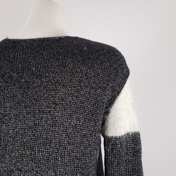 MINKPINK Grey & Gold Knit Sweater Size M - Picture 6 of 8